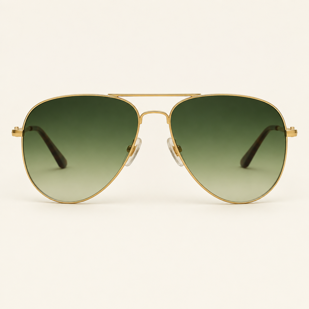 Metal Aviator Sunglasses